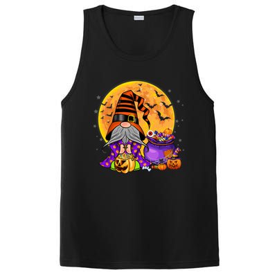 Gnome Witch Halloween Costume Pumpkin Autumn Fall Holiday PosiCharge Competitor Tank