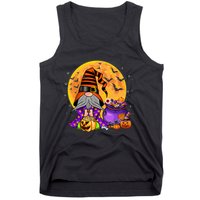 Gnome Witch Halloween Costume Pumpkin Autumn Fall Holiday Tank Top