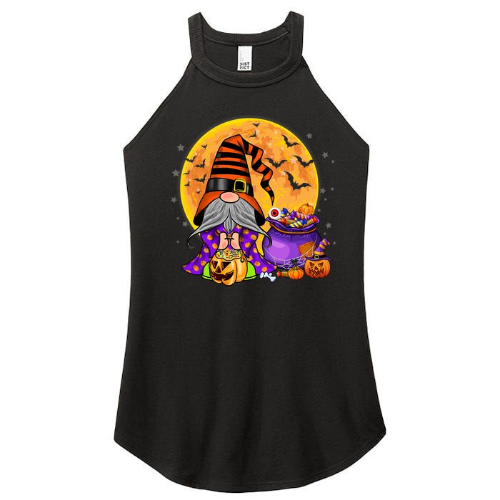 Gnome Witch Halloween Costume Pumpkin Autumn Fall Holiday Women's Perfect Tri Rocker Tank