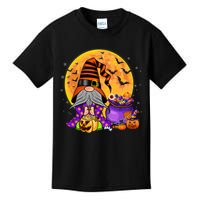 Gnome Witch Halloween Costume Pumpkin Autumn Fall Holiday Kids T-Shirt