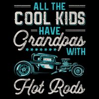 Grandpas With Hot Rods Funny Vintage Hotrod Classic Car Baby Bodysuit