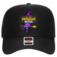 Grandma Witch Halloween Family Costume Set High Crown Mesh Back Trucker Hat