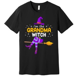 Grandma Witch Halloween Family Costume Set Premium T-Shirt