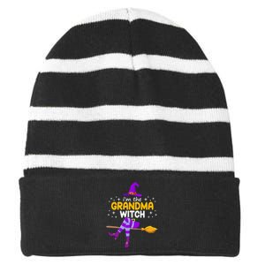 Grandma Witch Halloween Family Costume Set Striped Beanie with Solid Band