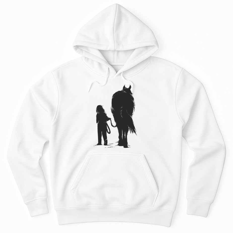 Girl With Horse Hoodie