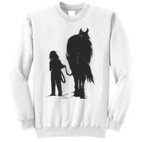 Girl With Horse Sweatshirt