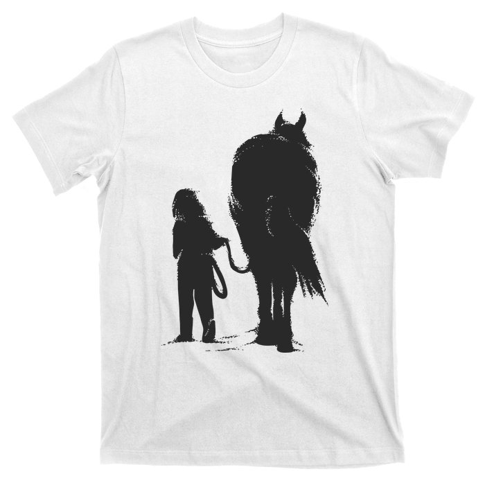 Girl With Horse T-Shirt