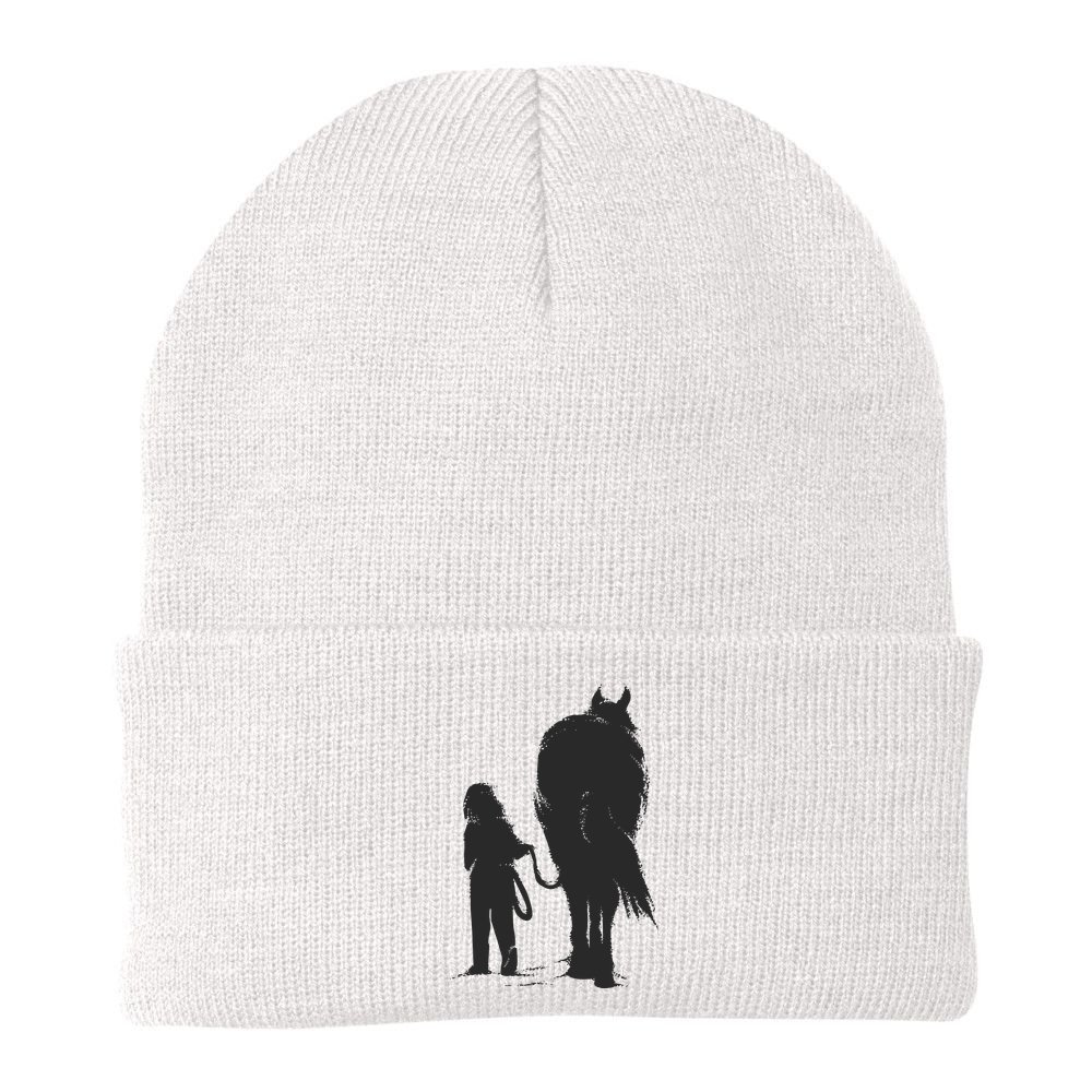 Girl With Horse Beanie