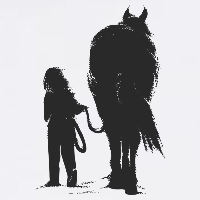 Girl With Horse Beanie