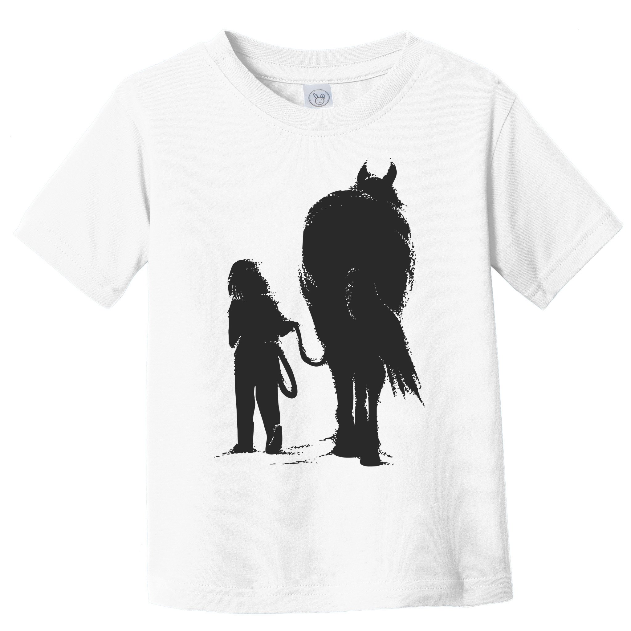 Girl With Horse Toddler T-Shirt
