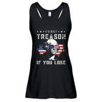 George Washington Its Only Treason If You Lose 4th Of July Ladies Essential Flowy Tank