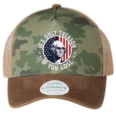 George Washington ItS Only Treason If You Lose Legacy Tie Dye Trucker Hat