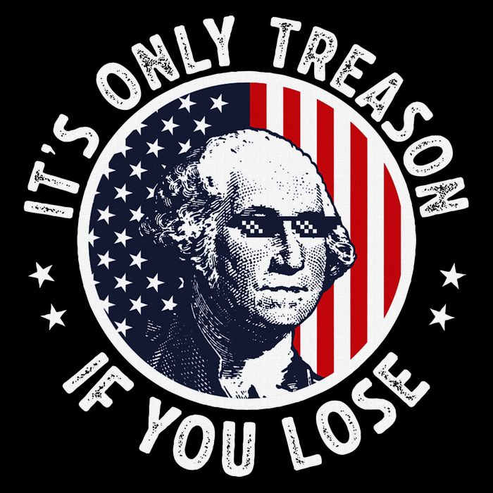 George Washington ItS Only Treason If You Lose Sustainable Bucket Hat