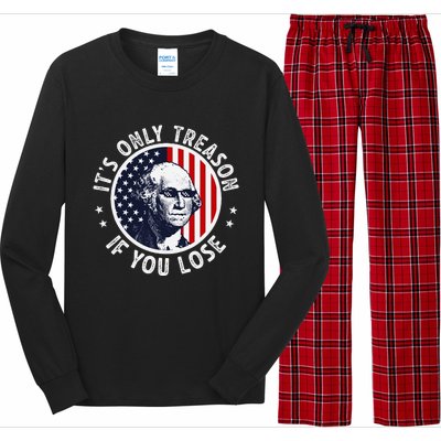 George Washington ItS Only Treason If You Lose Long Sleeve Pajama Set