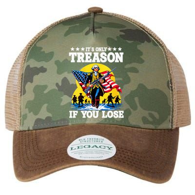 George Washington ItS Only Treason If You Lose Legacy Tie Dye Trucker Hat
