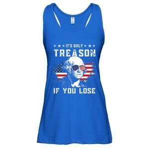 George Washington Its Only Treason If You Lose 4th Of July Gift Ladies Essential Flowy Tank