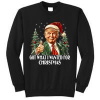 Got What I Wanted For Christmas Trump Xmas Pajamas 2024 Sweatshirt