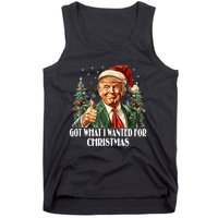 Got What I Wanted For Christmas Trump Xmas Pajamas 2024 Tank Top