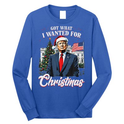 Got What I Wanted For Christmas Trump 2024 Long Sleeve Shirt