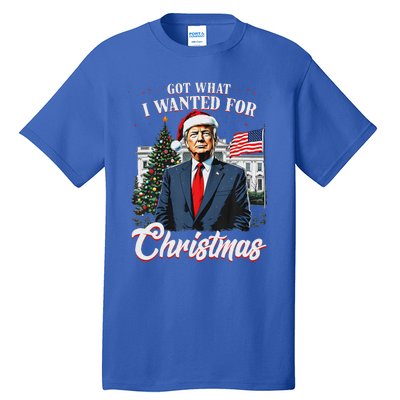 Got What I Wanted For Christmas Trump 2024 Tall T-Shirt