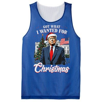 Got What I Wanted For Christmas Trump 2024 Mesh Reversible Basketball Jersey Tank