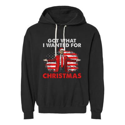 Got What I Wanted For Christmas Trump 2024 Garment-Dyed Fleece Hoodie