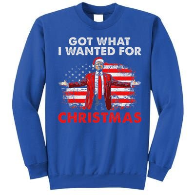 Got What I Wanted For Christmas Trump 2024 Tall Sweatshirt