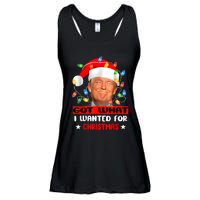 Got What I Wanted For Christmas Trump Xmas Pajamas 2024 Ladies Essential Flowy Tank