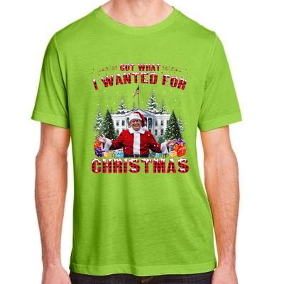 Got What I Wanted For Christmas Trump Won Trump President Adult ChromaSoft Performance T-Shirt