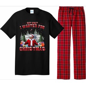 Got What I Wanted For Christmas Trump Won Trump President Pajama Set