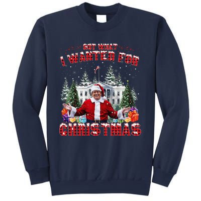 Got What I Wanted For Christmas Trump Won Trump President Sweatshirt