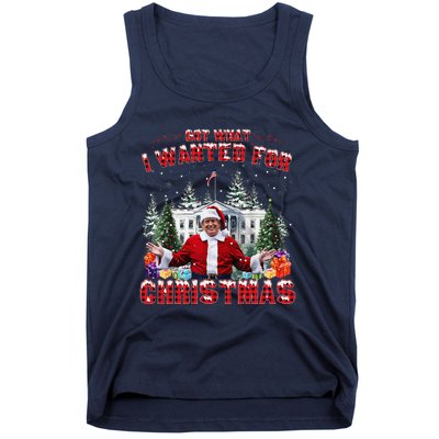 Got What I Wanted For Christmas Trump Won Trump President Tank Top