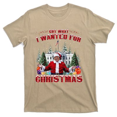 Got What I Wanted For Christmas Trump Won Trump President T-Shirt