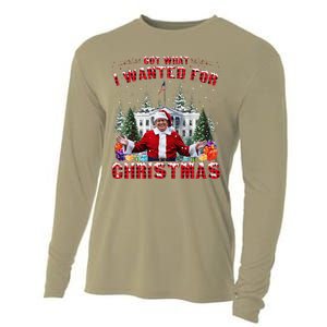 Got What I Wanted For Christmas Trump Won Trump President Cooling Performance Long Sleeve Crew