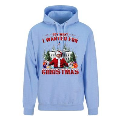 Got What I Wanted For Christmas Trump Won Trump President Unisex Surf Hoodie