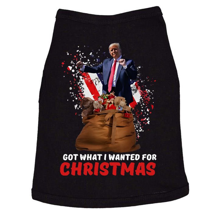 Got What I Wanted For Christmas Trump Won 2024 Doggie Tank