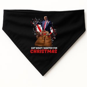 Got What I Wanted For Christmas Trump Won 2024 USA-Made Doggie Bandana