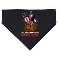 Got What I Wanted For Christmas Trump Won 2024 USA-Made Doggie Bandana