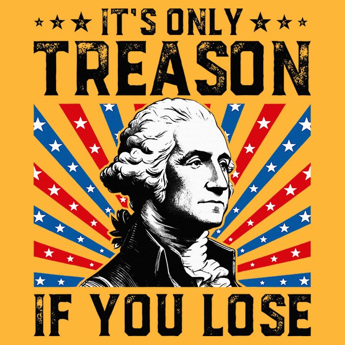 George Washington ItS Only Treason If You Lose 4th Of July Sustainable Knit Beanie