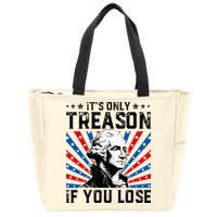 George Washington ItS Only Treason If You Lose 4th Of July Zip Tote Bag
