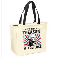 George Washington ItS Only Treason If You Lose 4th Of July Zip Tote Bag