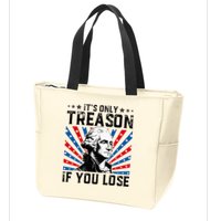 George Washington ItS Only Treason If You Lose 4th Of July Zip Tote Bag