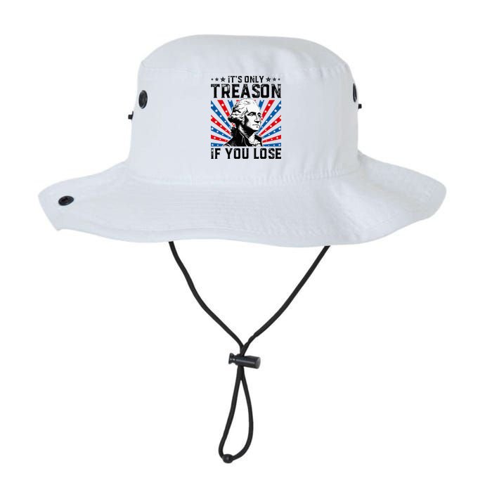 George Washington ItS Only Treason If You Lose 4th Of July Bucket Hat