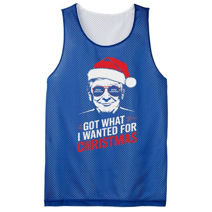 Got What I Wanted For Christmas Pajamas Mesh Reversible Basketball Jersey Tank