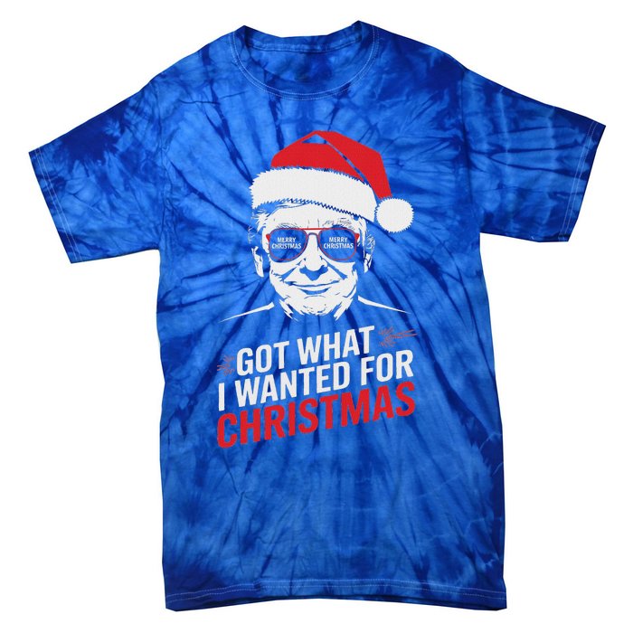 Got What I Wanted For Christmas Pajamas Tie-Dye T-Shirt