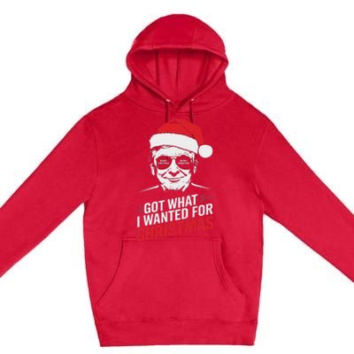 Got What I Wanted For Christmas Pajamas Premium Pullover Hoodie