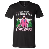 Got What I Wanted For Christmas Trump V-Neck T-Shirt