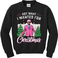 Got What I Wanted For Christmas Trump Kids Sweatshirt