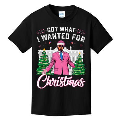 Got What I Wanted For Christmas Trump Kids T-Shirt