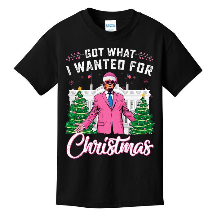 Got What I Wanted For Christmas Trump Kids T-Shirt